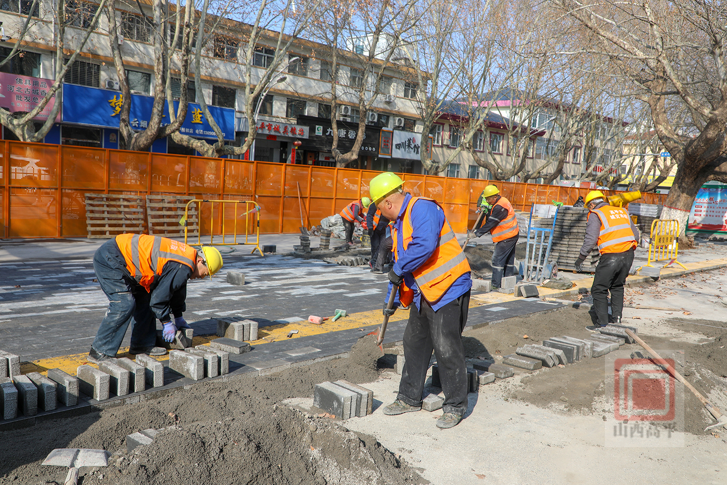 市政道路铺装工程施工实景