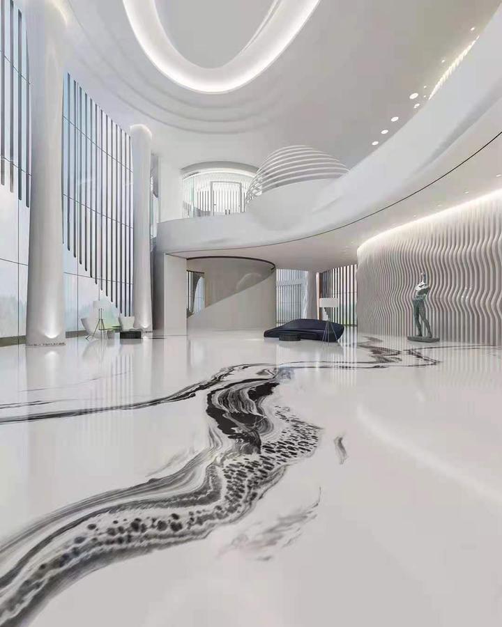 艺术地坪 仿石纹压印地坪实拍图片